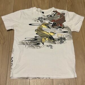 White Koi Fish Graphic Women's Tee